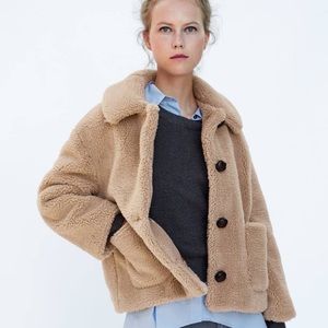 ZARA Teddy Coat